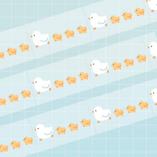 ducks clear washi tape [PREORDER]