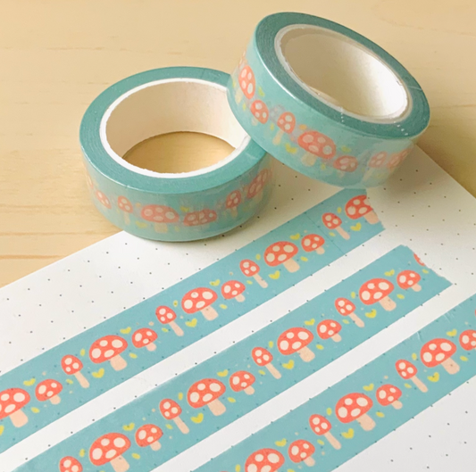 mushrooms washi tape