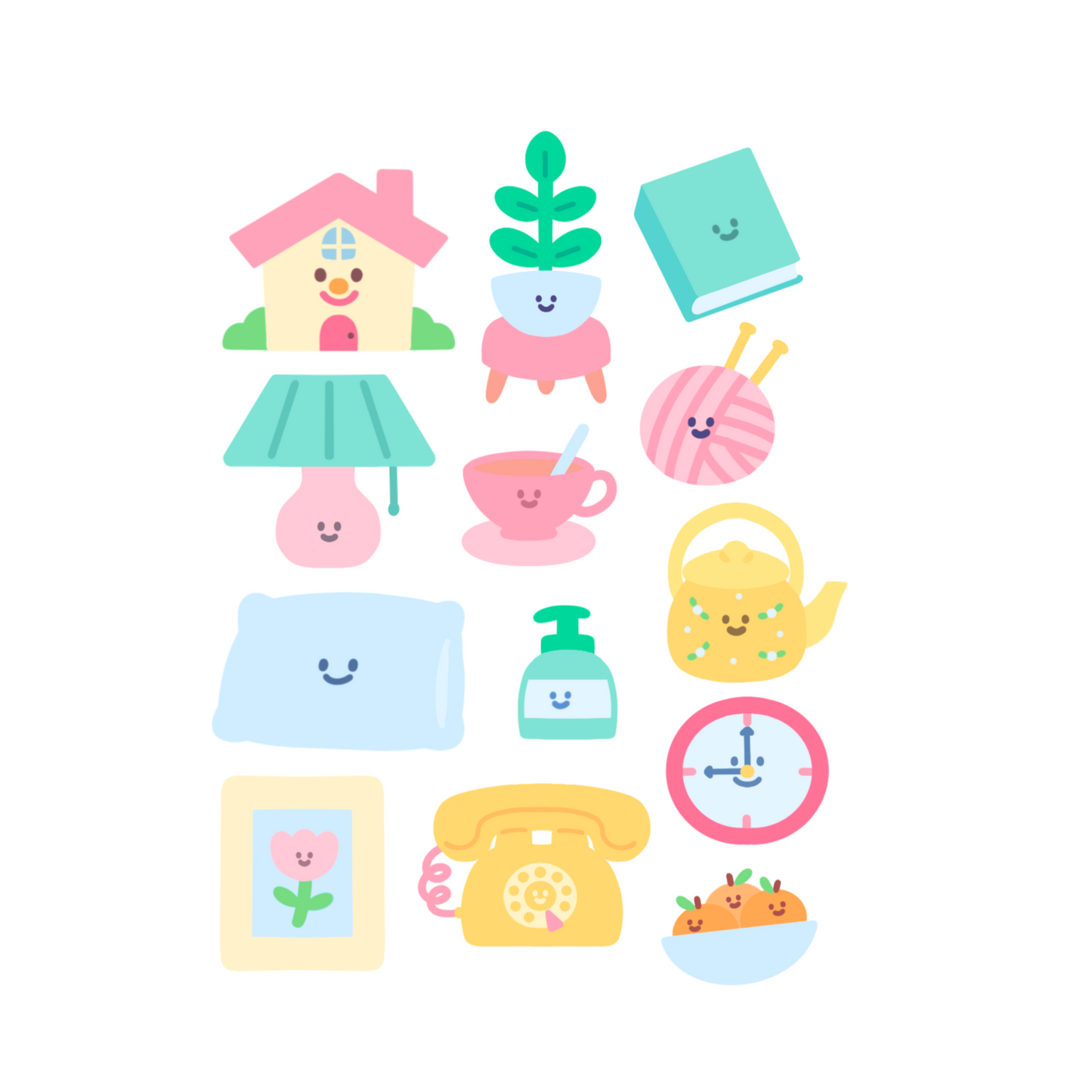 happy home sticker sheet [COMING SOON]