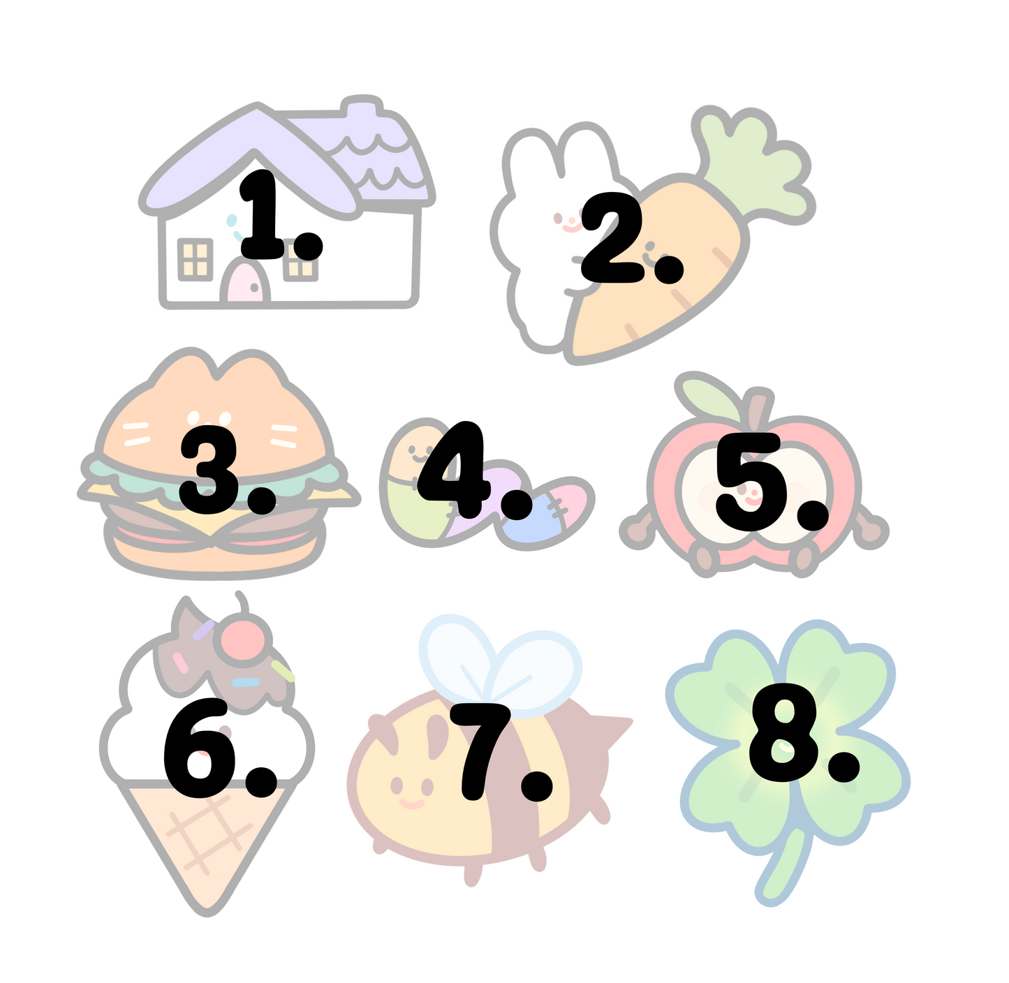 eco-friendly stickers [PREORDER]