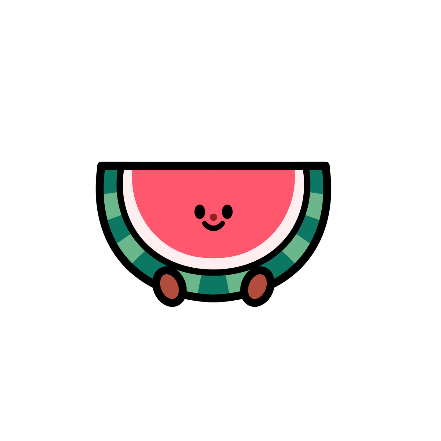 eco-friendly watermelon charity sticker [PREORDER]