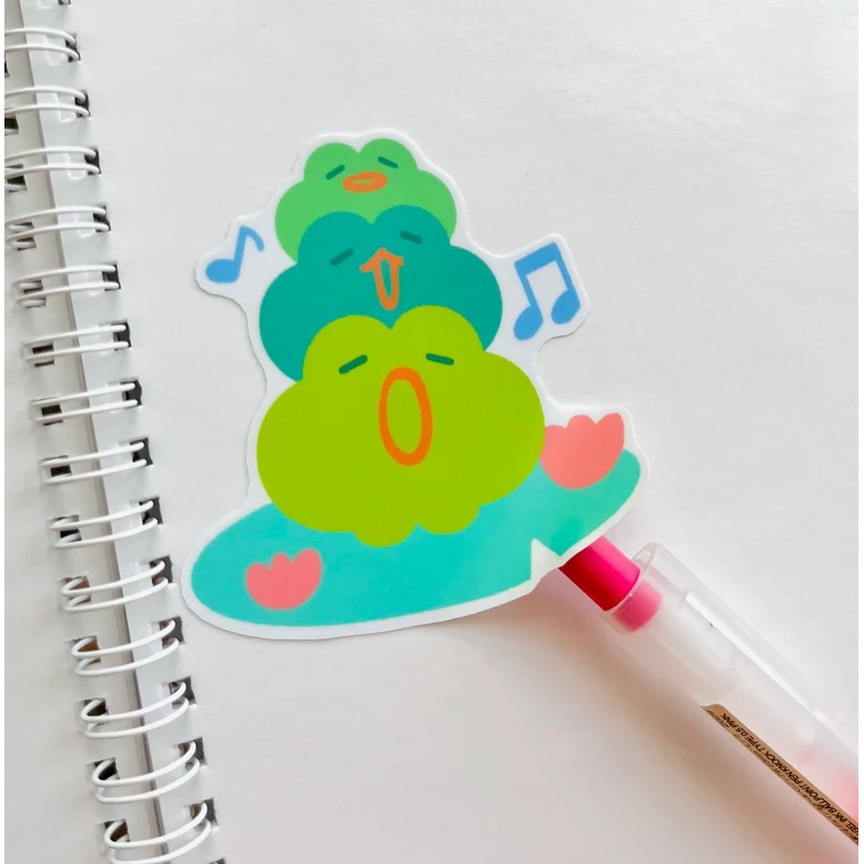 froggy sticker book