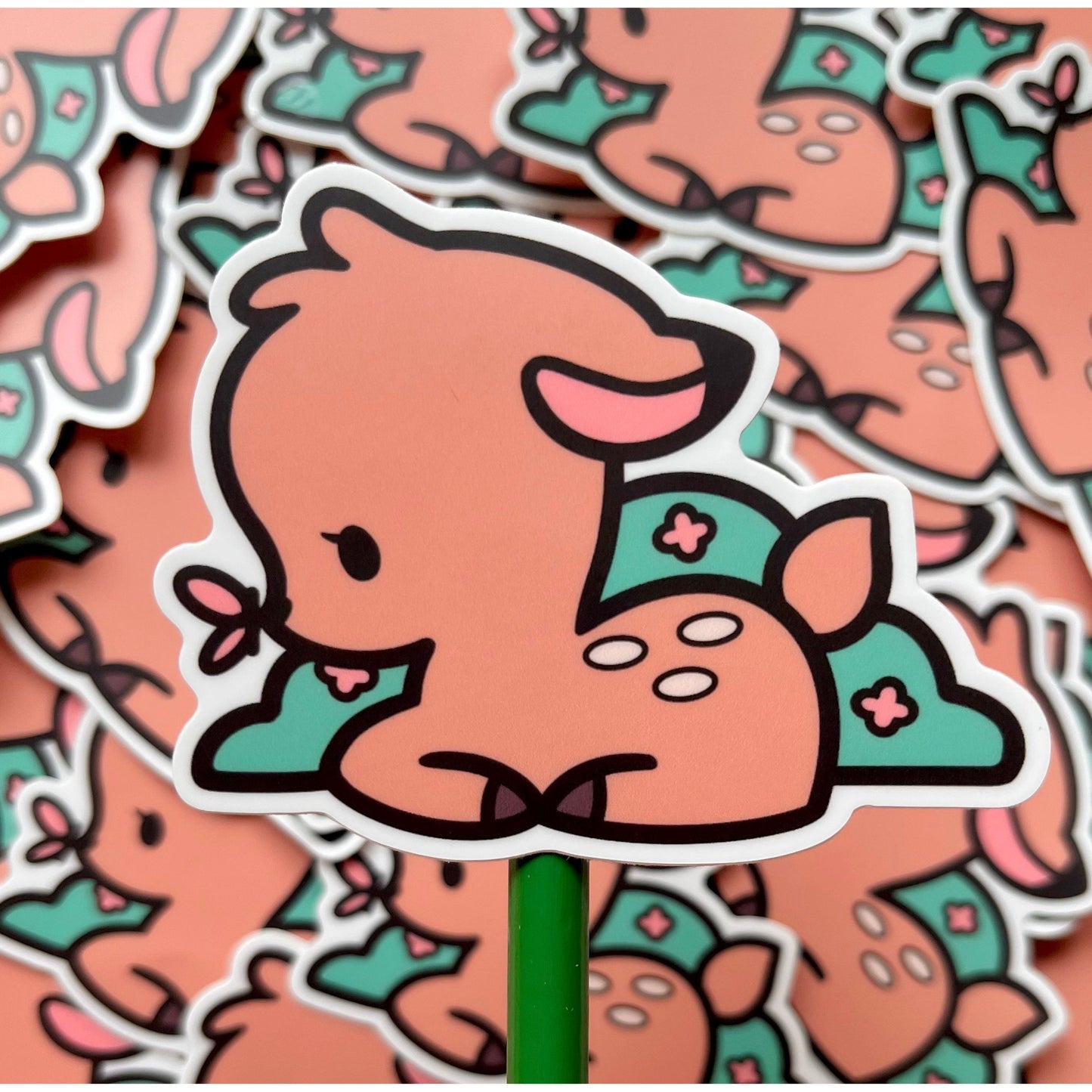 gentle fawn sticker (members only)