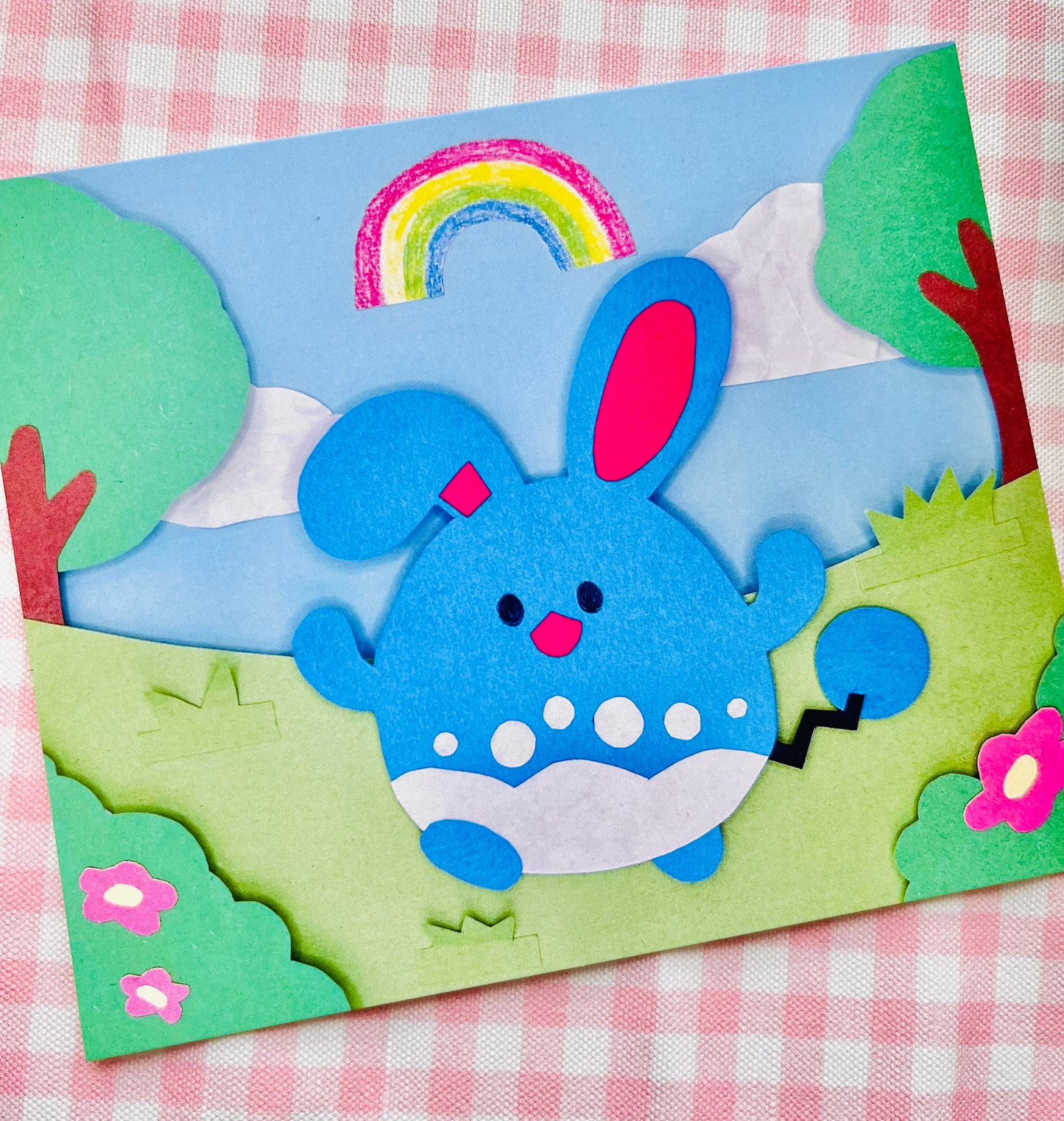 water bunny mini print (members only)