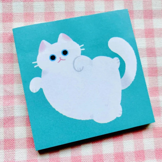 kitty sticky notes